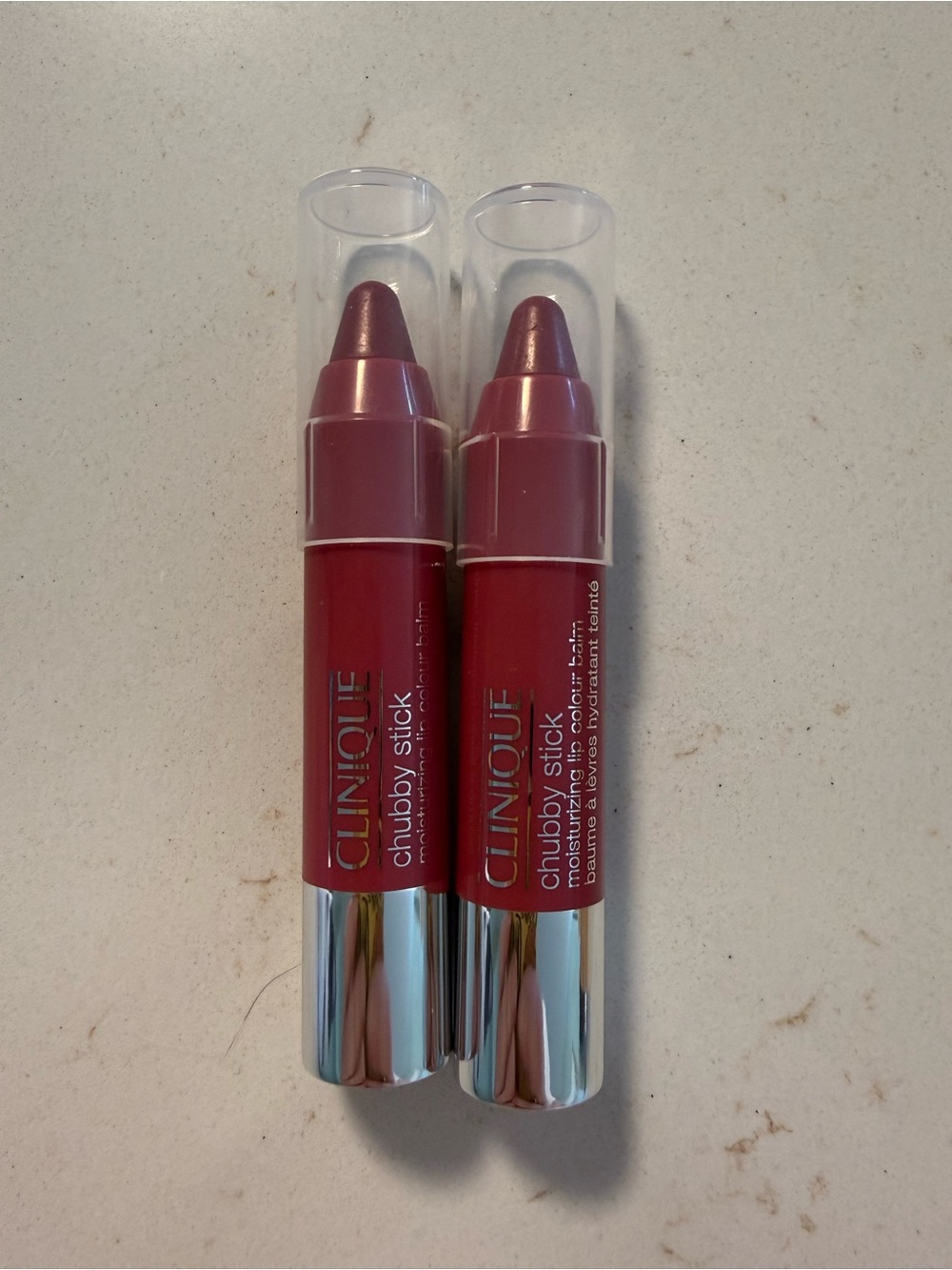 Clinique Chubby Stick Bundle of 2 in Super Strawberry
